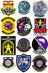 Some of Vic's Unit Patches