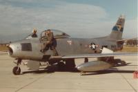 Dick and the F-86 he flew at Test Pilot School
