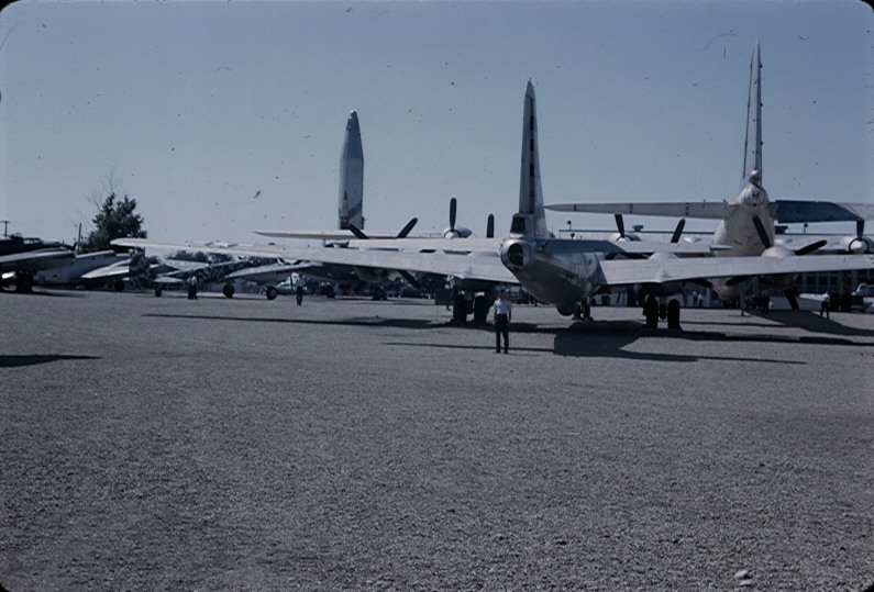 196507-A62 Jim + German planes + B-36, B-29 - old USAF Museum
