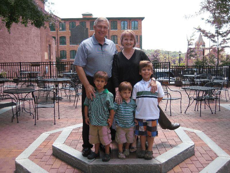 Bobby & Anne with Grandchildren